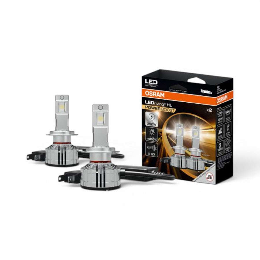 Osram PowerBoost LED Bulbs  H7 48w/12v (Pair)