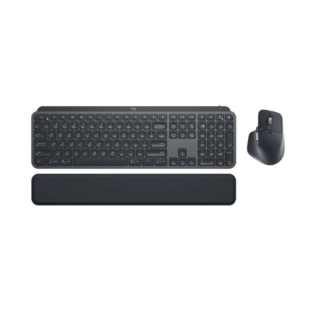 Logitech MX Keys S Combo - Wireless Keyboard and Mouse combo - Slimline - Graphite - Bluetooth