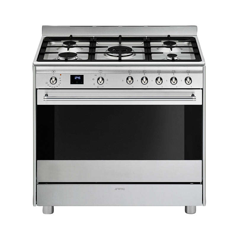Smeg 90cm Gas/Electric Cooker Stainless Steel  SSA91MAX2