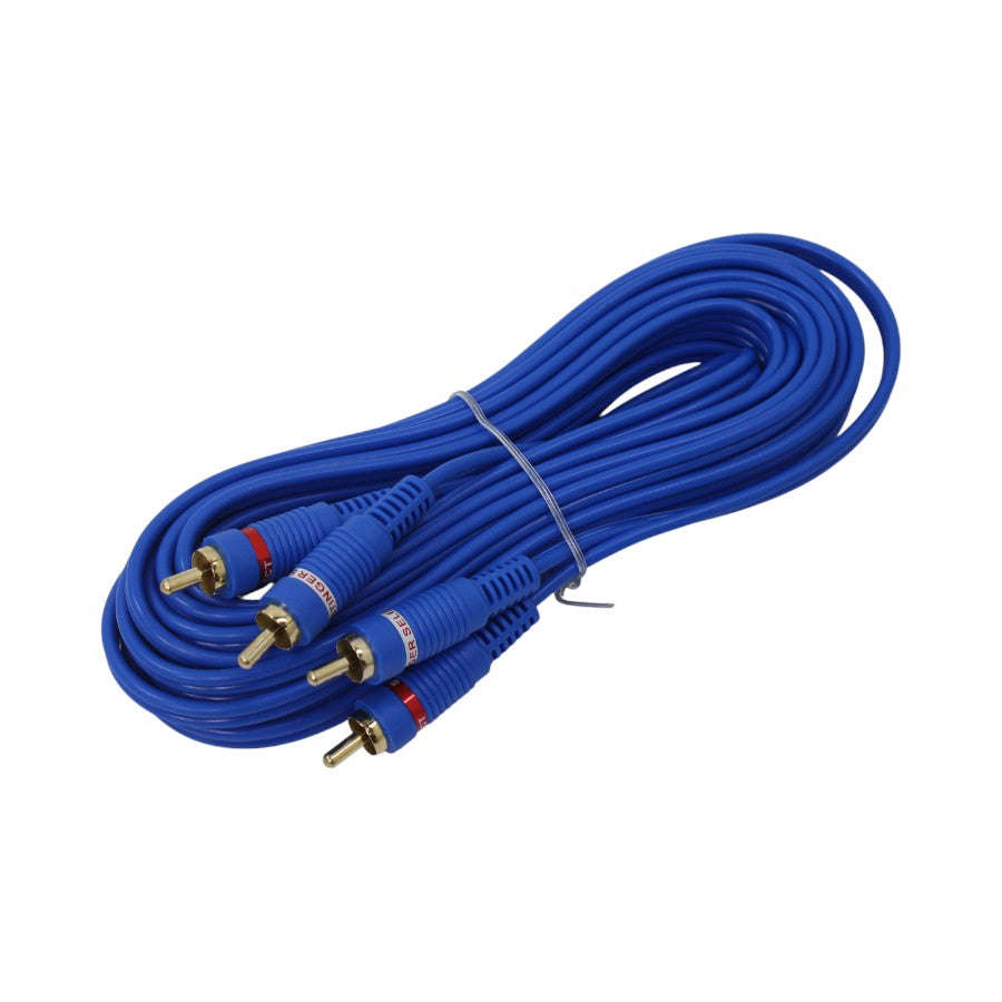 Stinger RCA Cabling  Blue (5 metre)