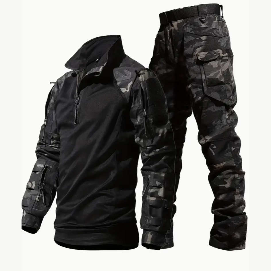 Uniform Suits - Green | Black | Khaki Camo | Green Camo | Brownish Green Camo