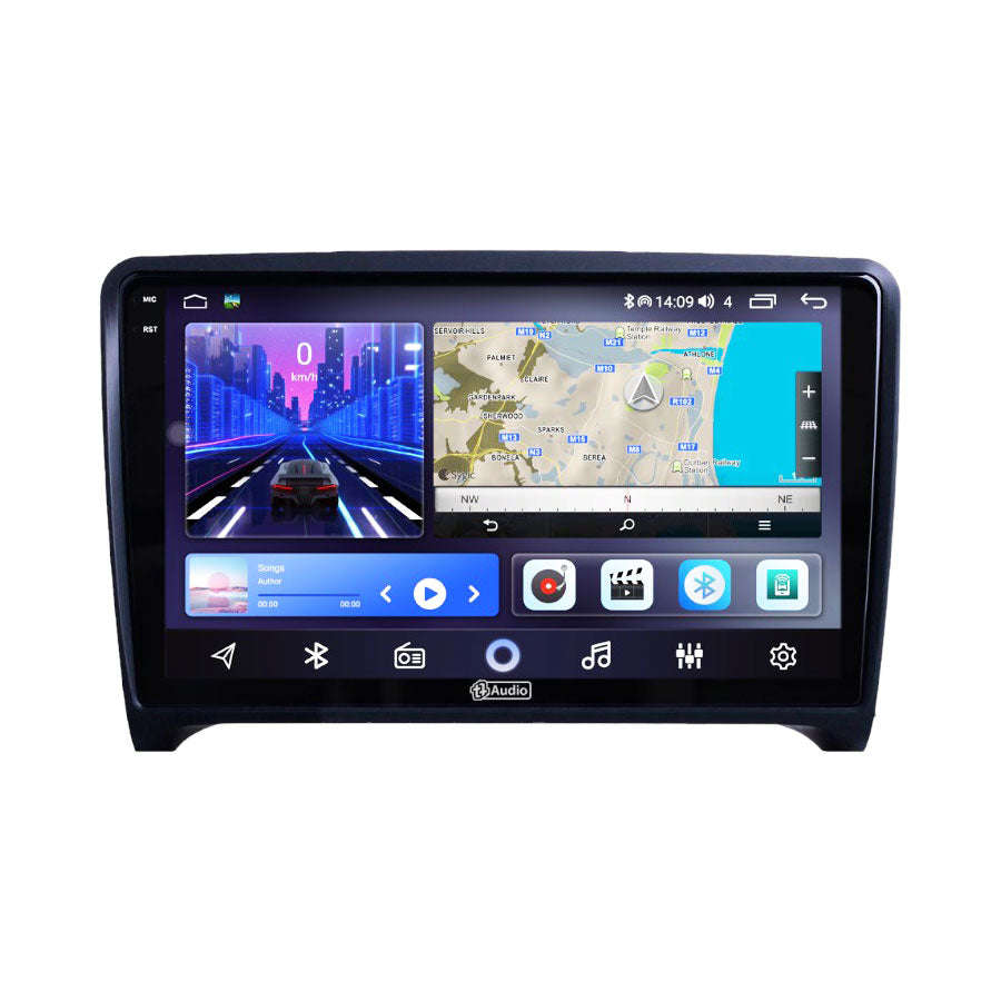TT Audio 9 replacement radio for AUDI TT 2006-2014 2k Screen (Android 12)