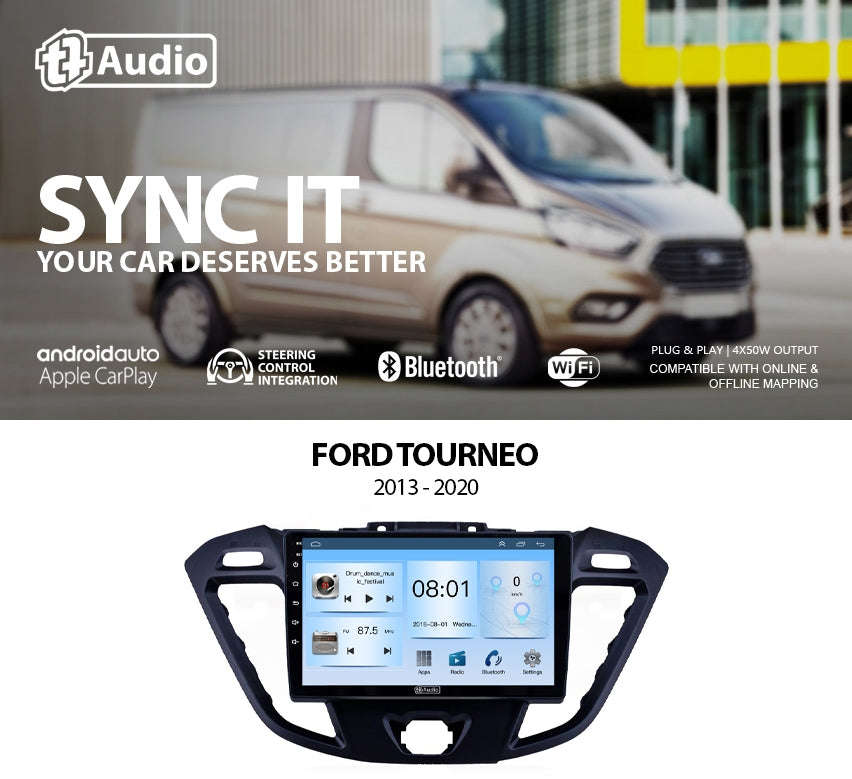 TT Audio 9 replacement radio FORD TOURNEO 2013-2020 (2K SCREEN)