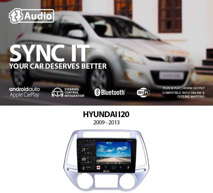 TT Audio 9 replacement radio for HYUNDAI i20 2014-2020 (4G ULTRA)