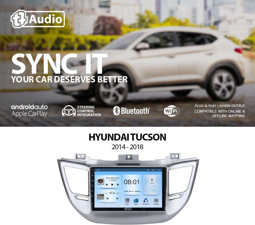 TT Audio 9 replacement radio for HYUNDAI TUCSON 2014  2018 (4G ULTRA)