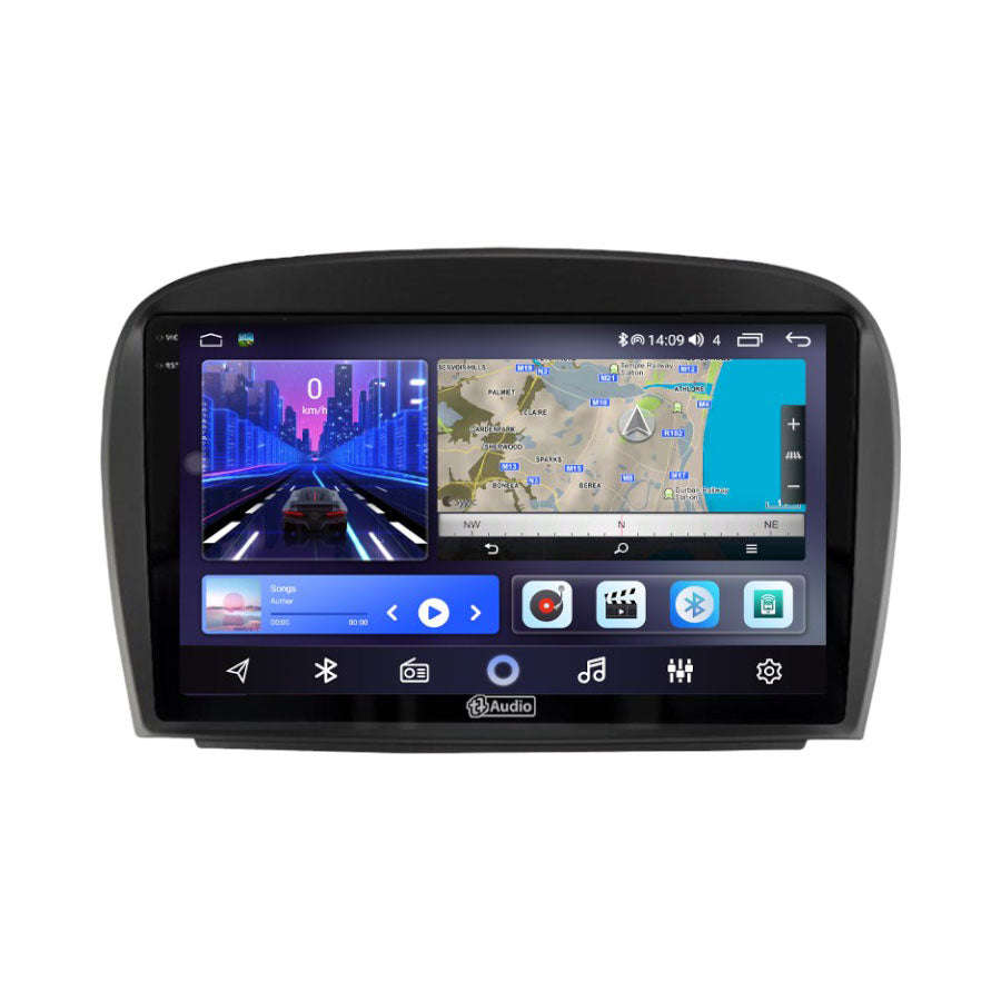 TT Audio 9 replacement radio for MERCEDES SL 2001-2011 (2K SCREEN)