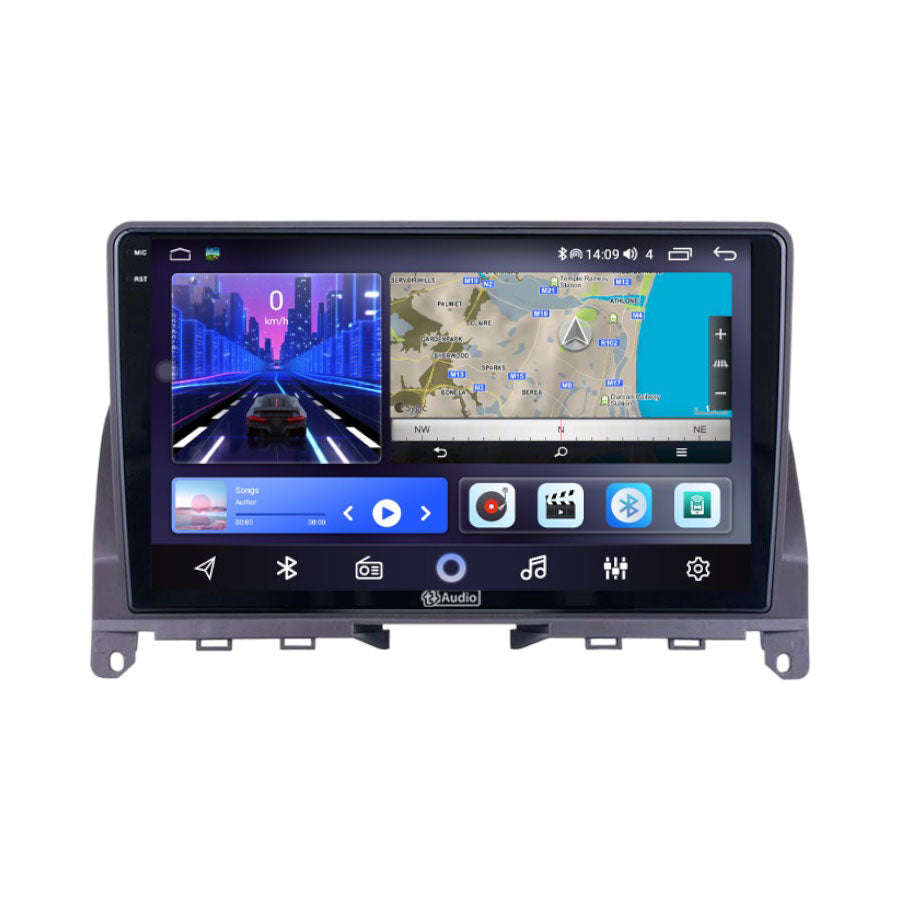 TT Audio 9 replacement radio for MERCEDES C-Class (W204) 2007  2013 (2K SCREEN)