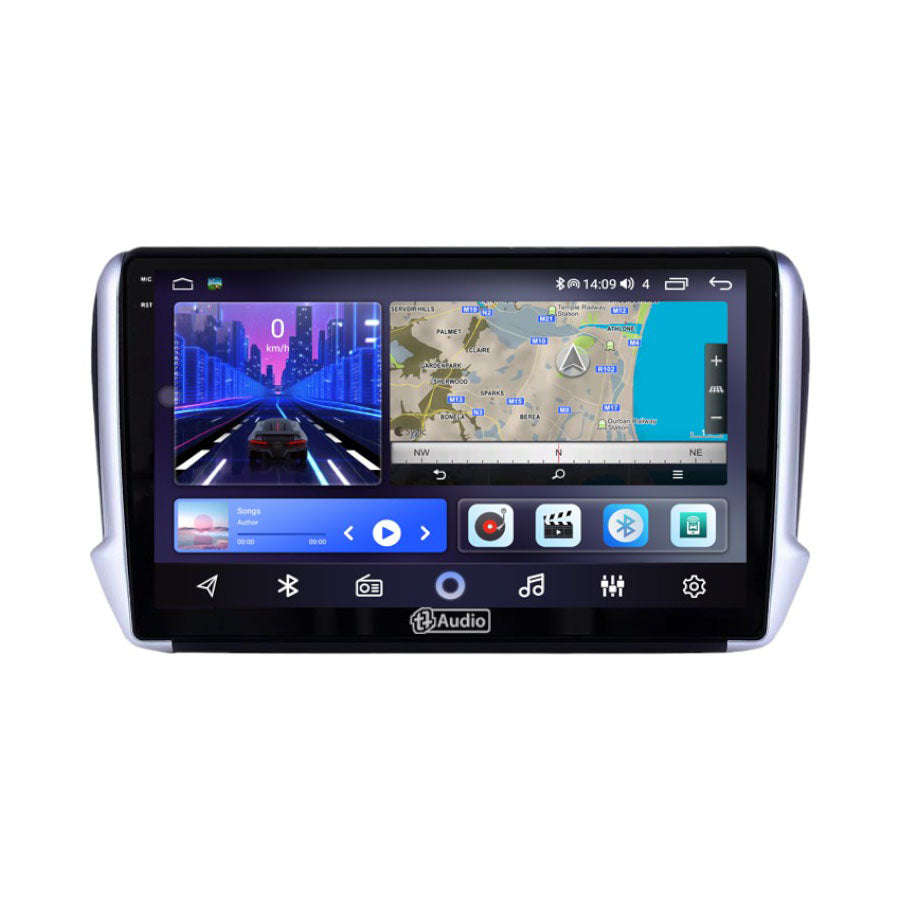 TT Audio 9 replacement radio for PEUGEOT 2008 2014- 2017 (2K SCREEN)