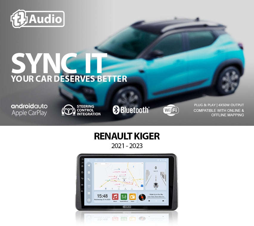 TT Audio 9 replacement radio for RENAULT Renault Triber 2019-2024 (2K SCREEN)