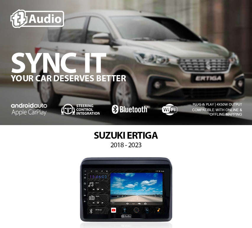TT Audio 9 replacement radio for SUZUKI BALENO 2016-2022 (2K SCREEN)