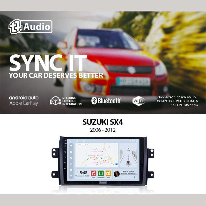 TT Audio 9 replacement radio for SUZUKI Swift 2017-2024 (2K SCREEN)