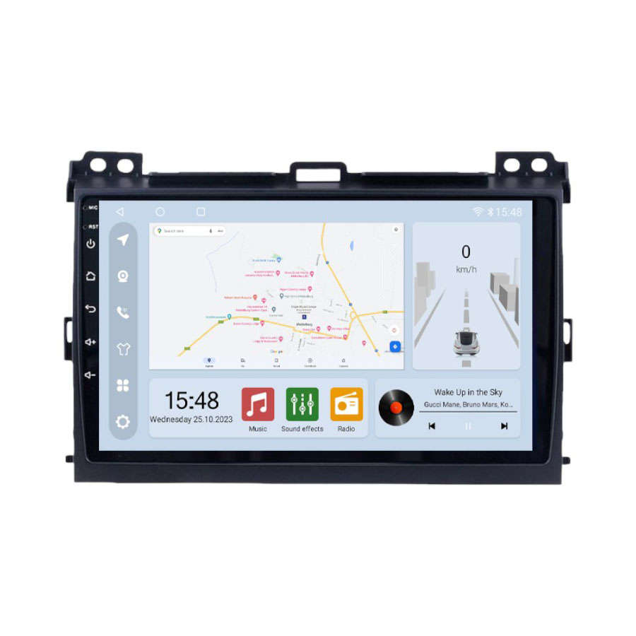 TT Audio 9 replacement radio for TOYOTA PRADO 2007-2010 (CLASS D)