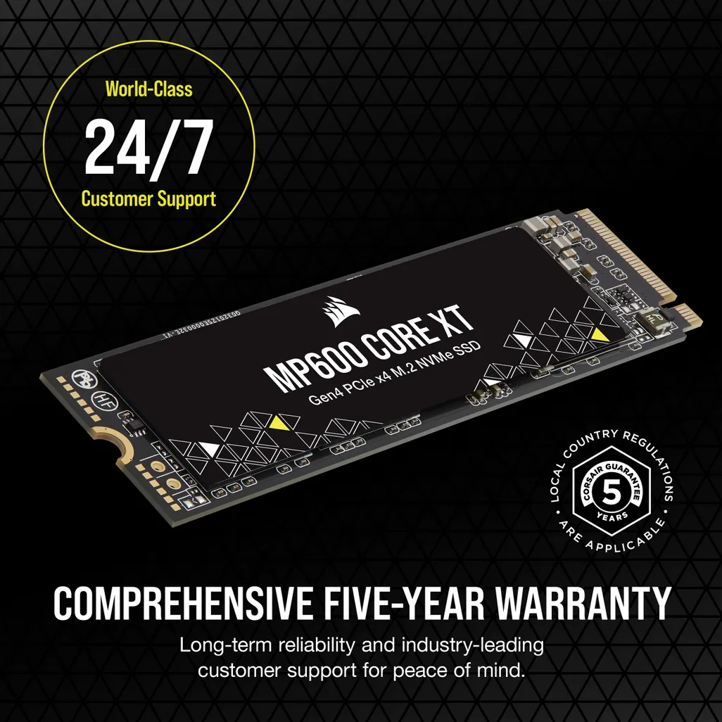 Corsair MP600 CORE XT, 1 TB, M.2