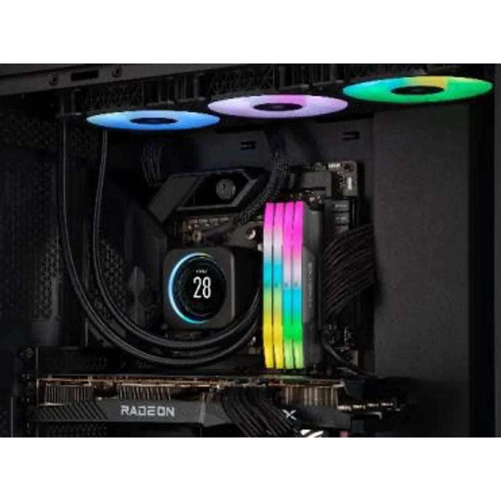 Corsair Vengeance RGB CMH32GX5M2B5600Z40, 32 GB, 2 x 16 GB, DDR5, 5600 MHz, 288-pin DIMM, Black