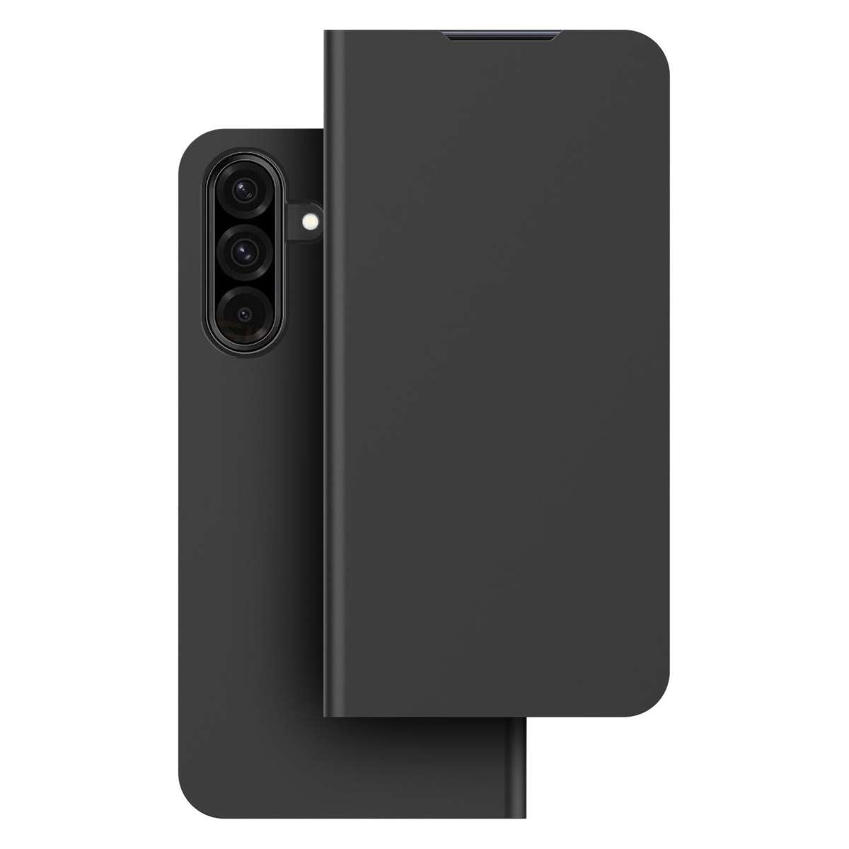 Samsung Mobeen Flip Case With Card Slot  - Samsung Galaxy A17 - Black