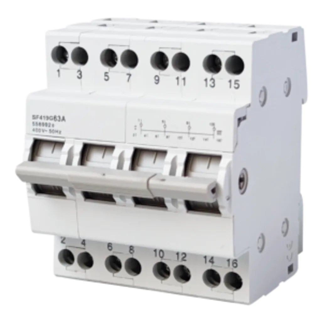 AC Changeover Switch 63A 4P Din-Rail