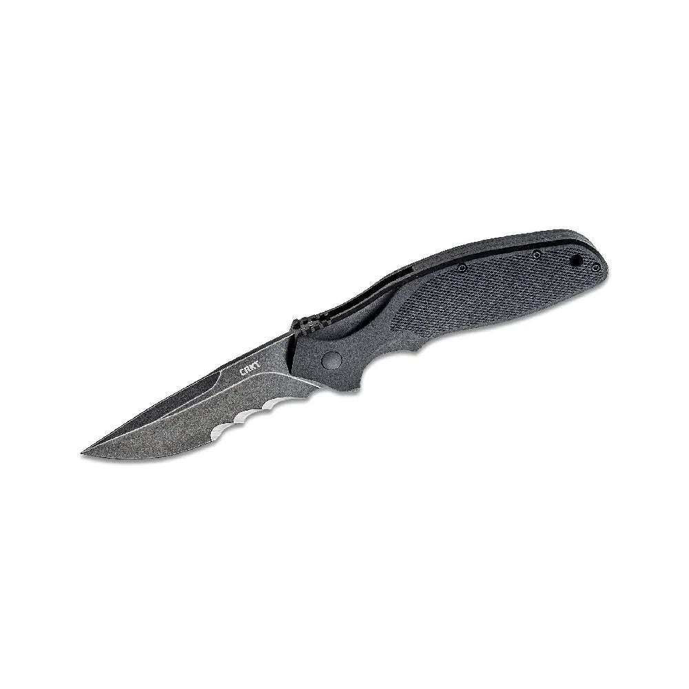 Crkt-shenanigan Blk Half Serr-K800KKP