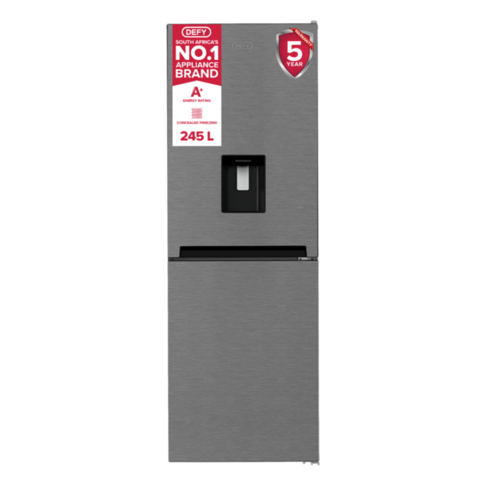 Defy 247L Metallic Combi Fridge/Freezer - DAC449