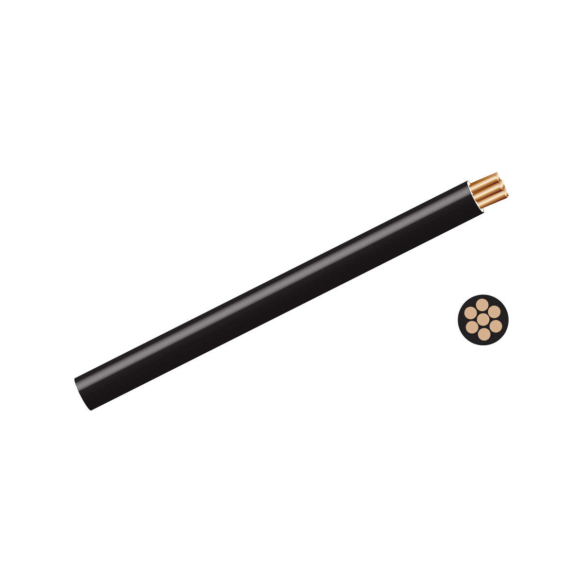 1.5mm Housewire Black (100M)