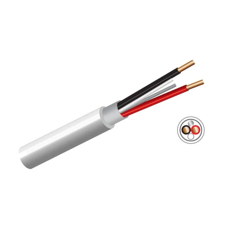 1.5mm x 2 + Earth Surfix White (100M)