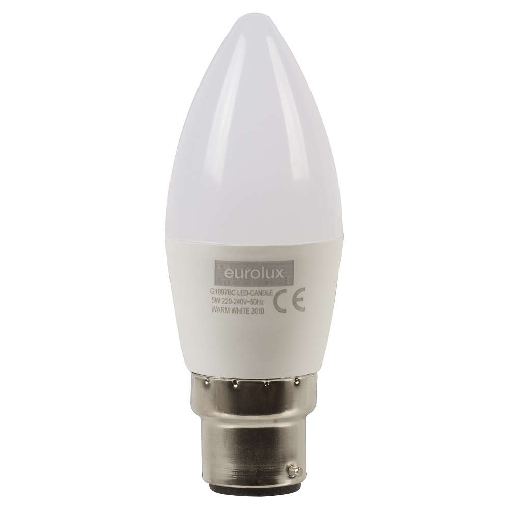 5w LED Candle Core B22 3000K