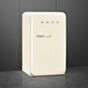 Smeg 130L Cream Free Standing Refrigerator Fridge - FAB10HRCR5
