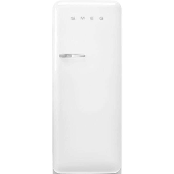 Smeg 270l White One Door Free Standing Retro Fridge - FAB28RWH6