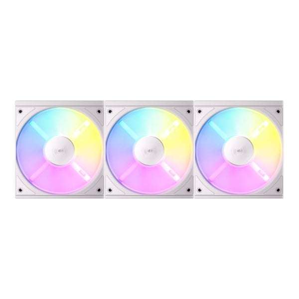 Antec Connect 120 ARGB PWM Fan 3 Pack  White