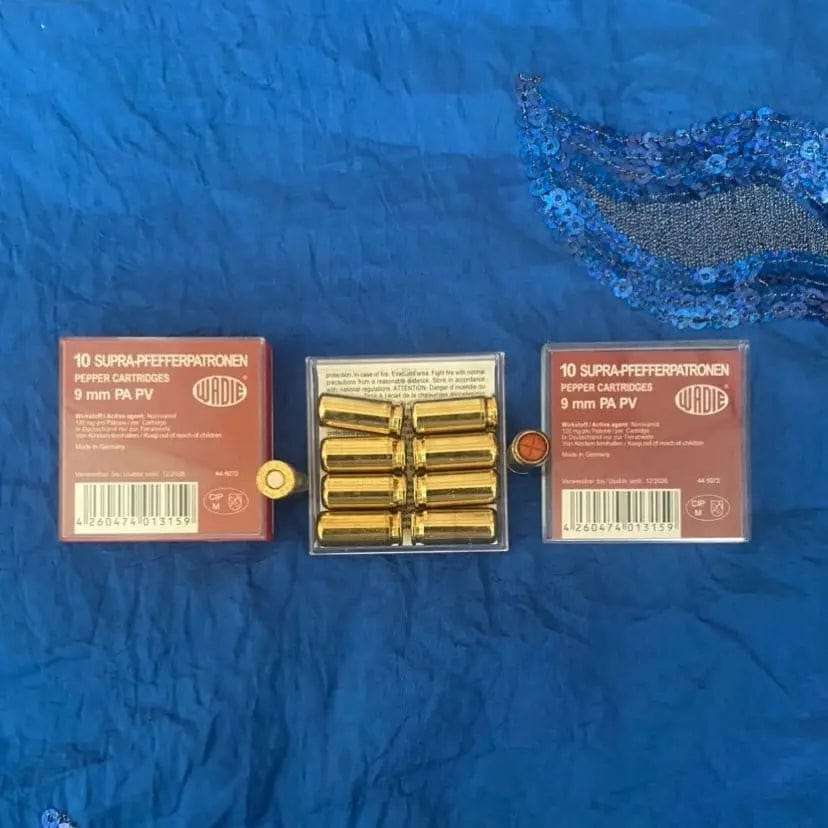 Waddie Pepper 9mm P.A.K Bullets (10) - Ammo