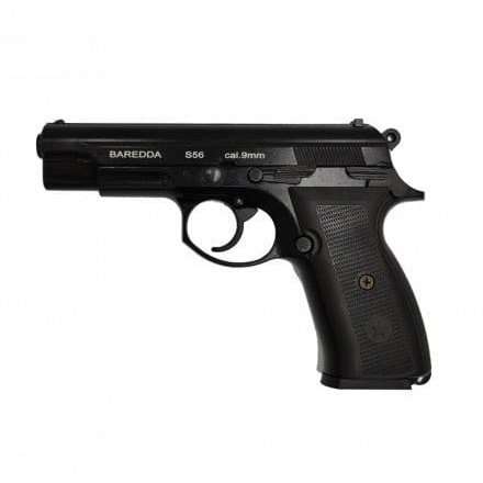 Baredda S56 Black Blank/Pepper Gun (Semi Auto|14+1|9mm PAK) - GSA