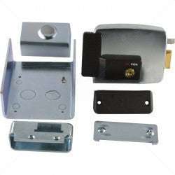 CISA Electric Rim Gate Lock Outward Open RHS no Push Button 12VAC Part No: LK100-1
