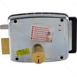 CISA Electric Rim Gate Lock Outward Open RHS no Push Button 12VAC Part No: LK100-1