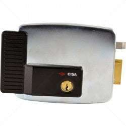 CISA Electric Rim Gate Lock Outward Open RHS no Push Button 12VAC Part No: LK100-1