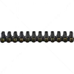 Connector Block - 15A 12 Way Black Part No: CN07-1