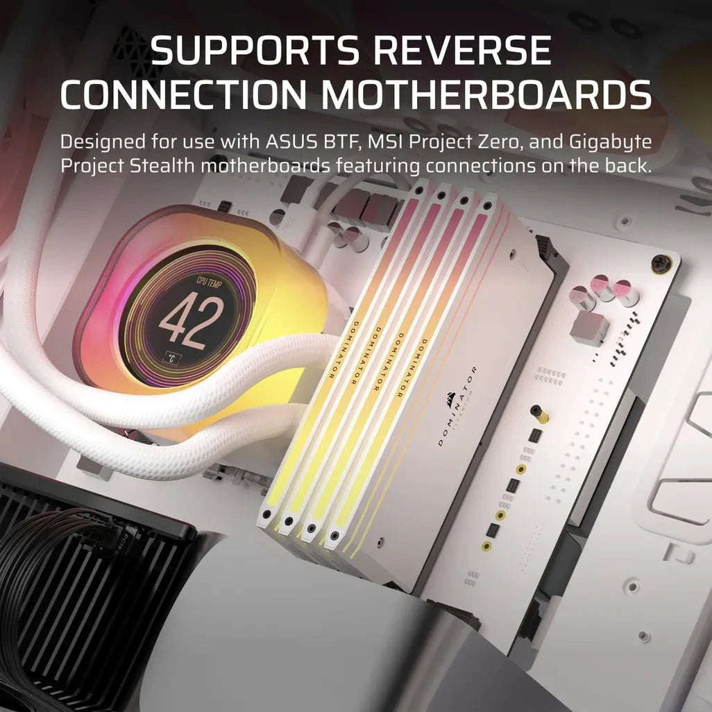 Corsair 5000T, Midi Tower, PC, White, ATX, EATX