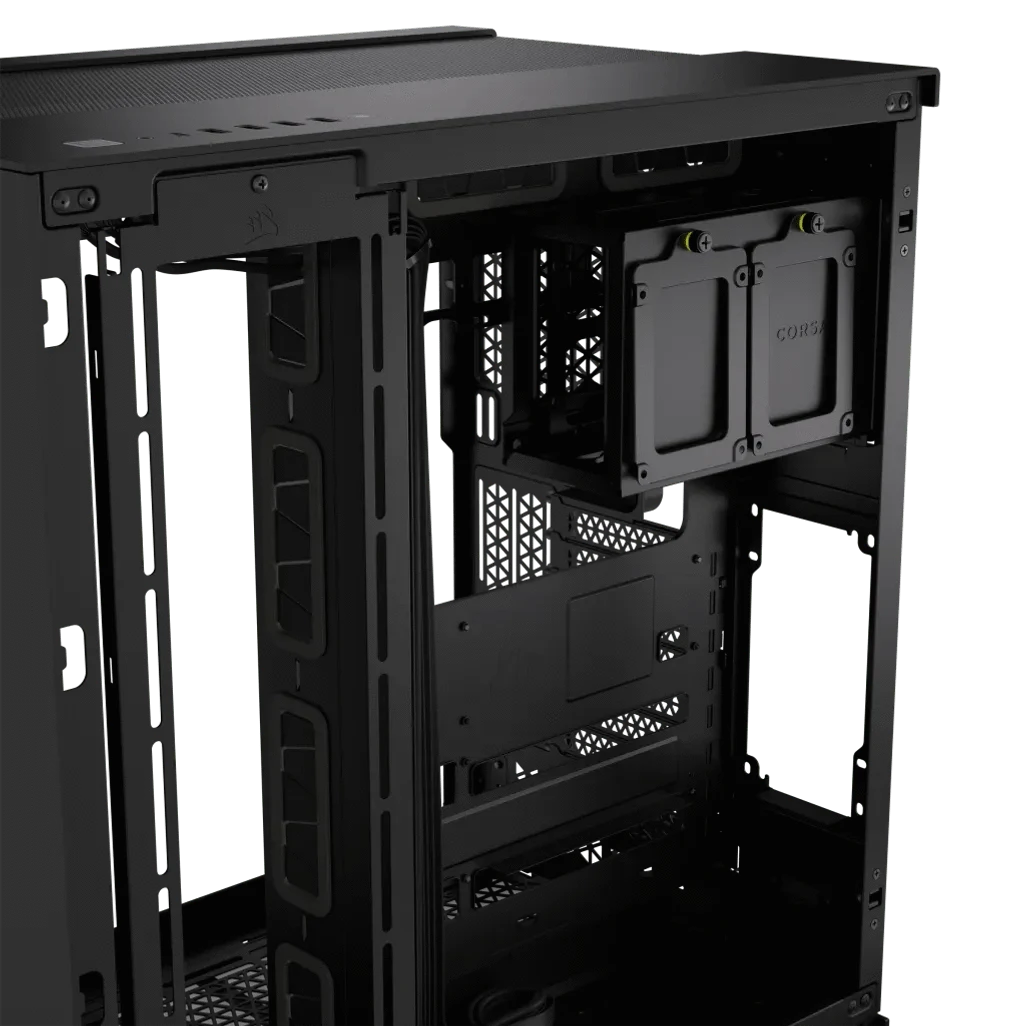 Corsair 6500X, Midi Tower, PC, Black, ATX, 19 cm, 40 cm