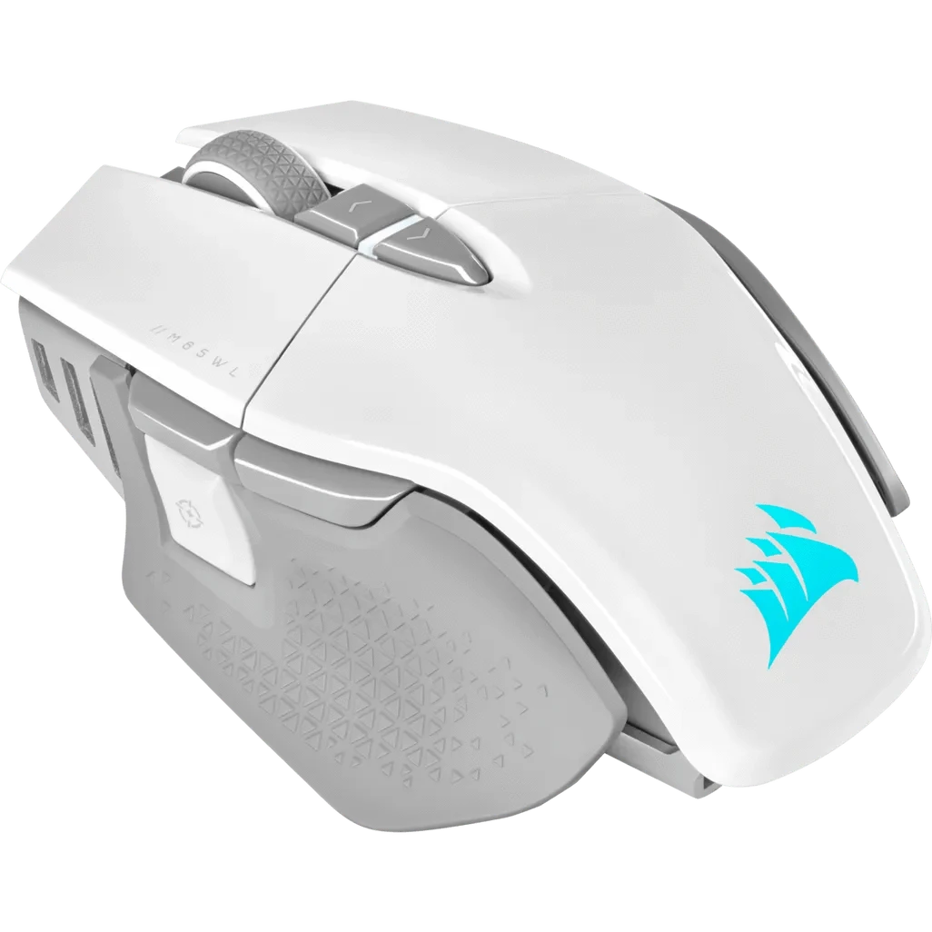 Corsair CH-9319511-AP2, Right-hand, Optical, RF Wireless + Bluetooth, 26000 DPI, White