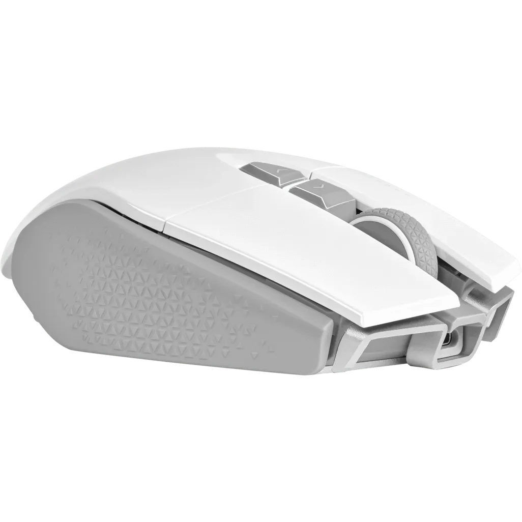 Corsair CH-9319511-AP2, Right-hand, Optical, RF Wireless + Bluetooth, 26000 DPI, White