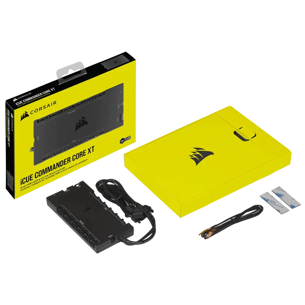 Corsair iCUE Commander Core XT, 6 channels, Black