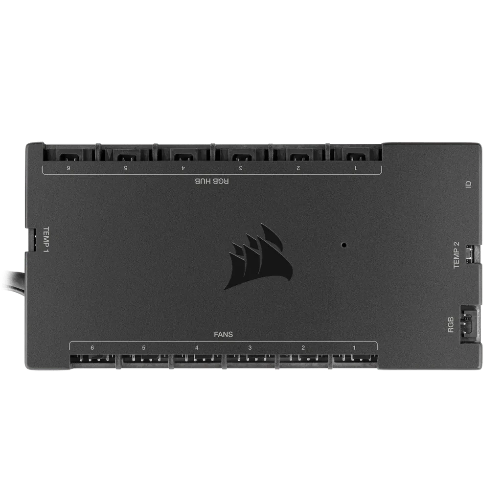 Corsair iCUE Commander Core XT, 6 channels, Black