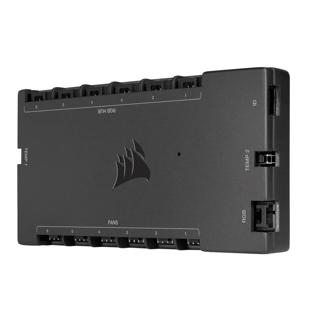 Corsair iCUE Commander Core XT, 6 channels, Black