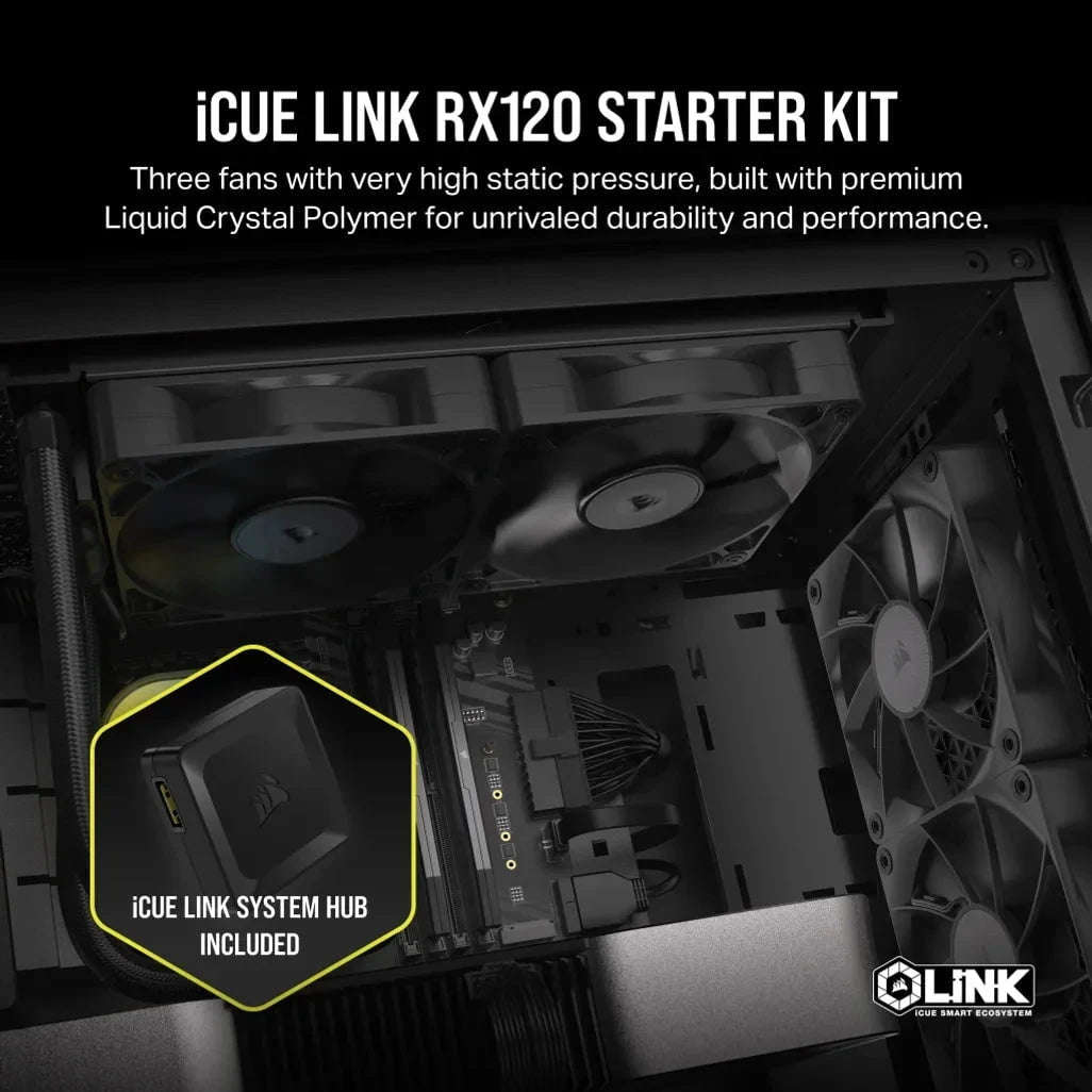 Corsair iCUE LINK RX120, Fan, 12 cm