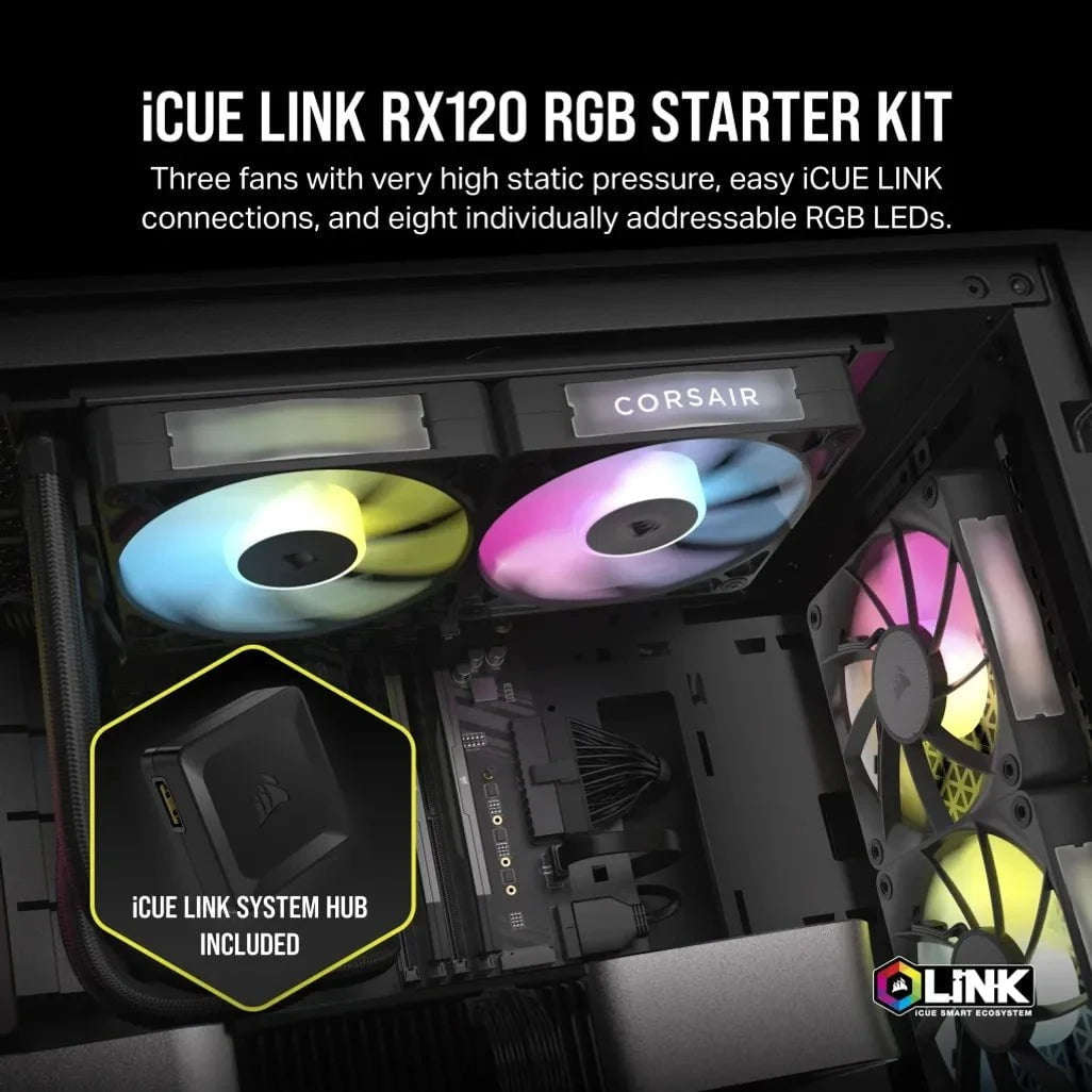 Corsair iCUE LINK RX120 RGB, Fan