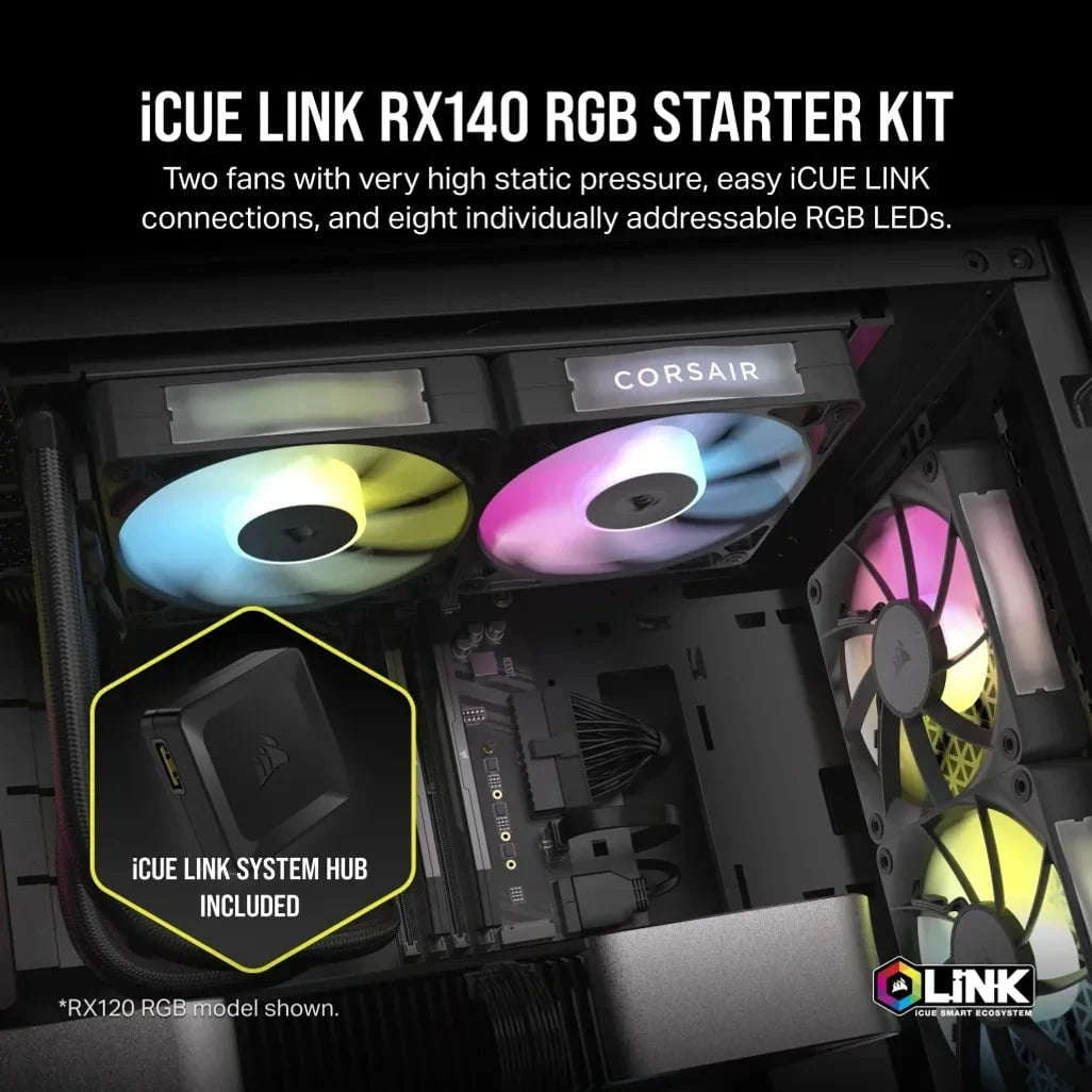 Corsair iCUE LINK RX140 RGB, Fan