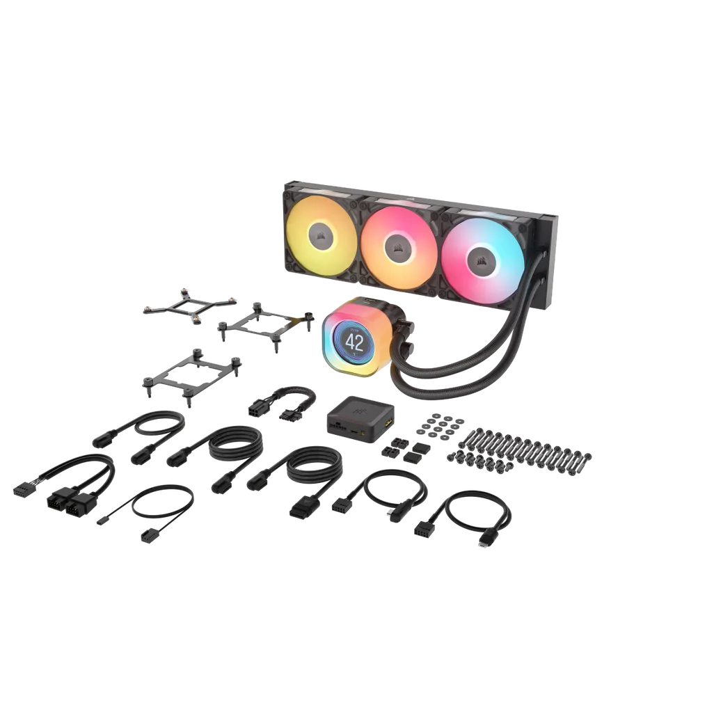 Corsair iCUE LINK TITAN 240 RX LCD, Air cooler