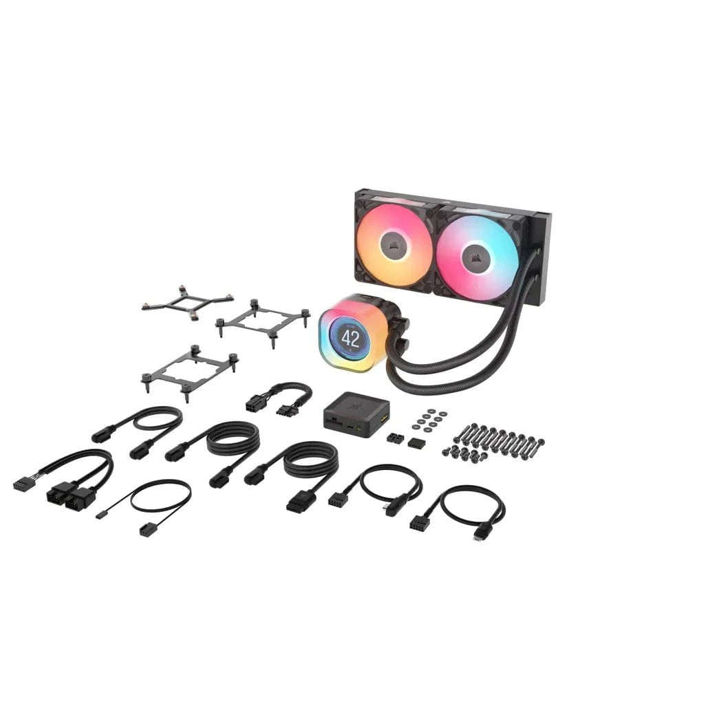 Corsair iCUE LINK TITAN 240 RX LCD, Air cooler