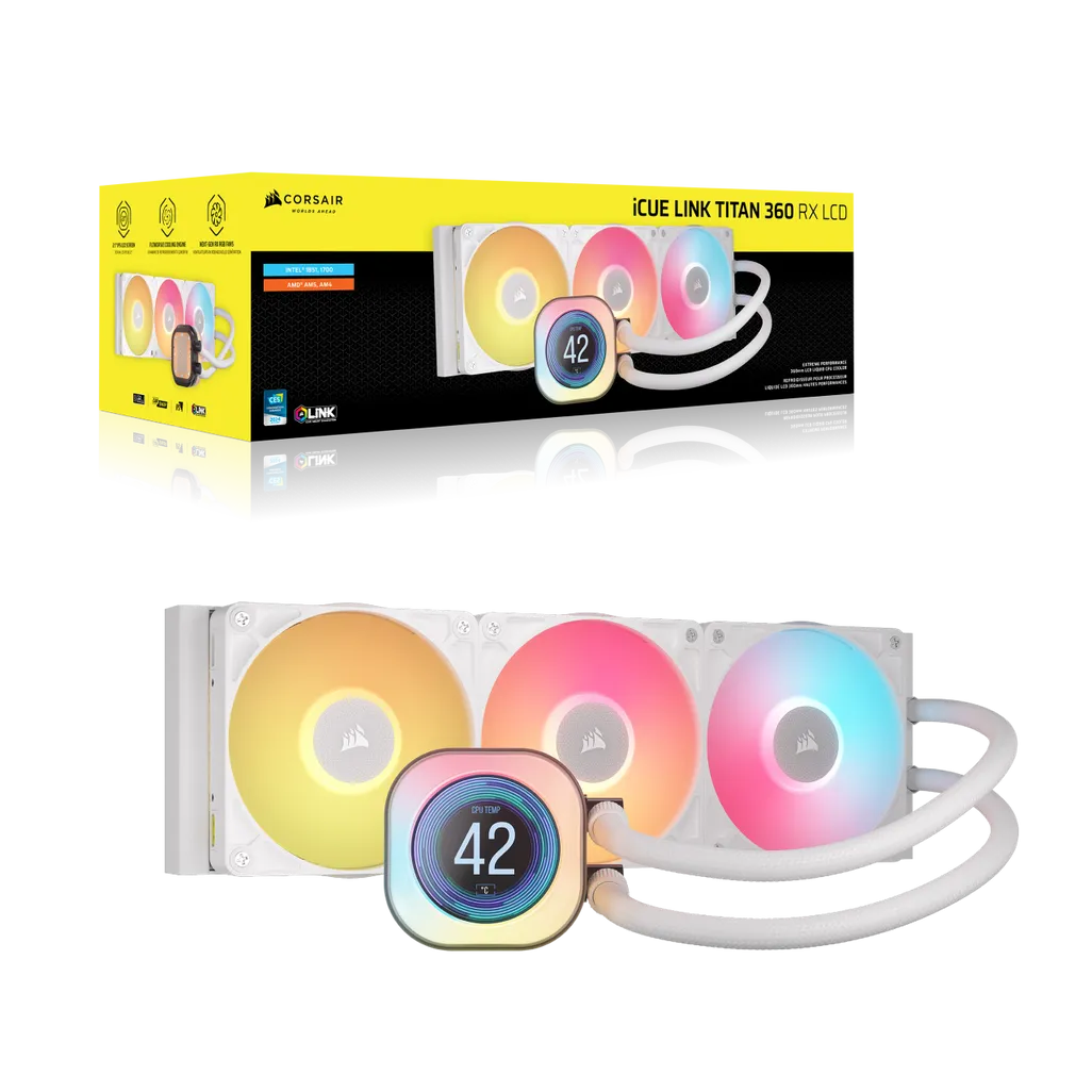 Corsair iCUE LINK TITAN 360 RX LCD, Air cooler
