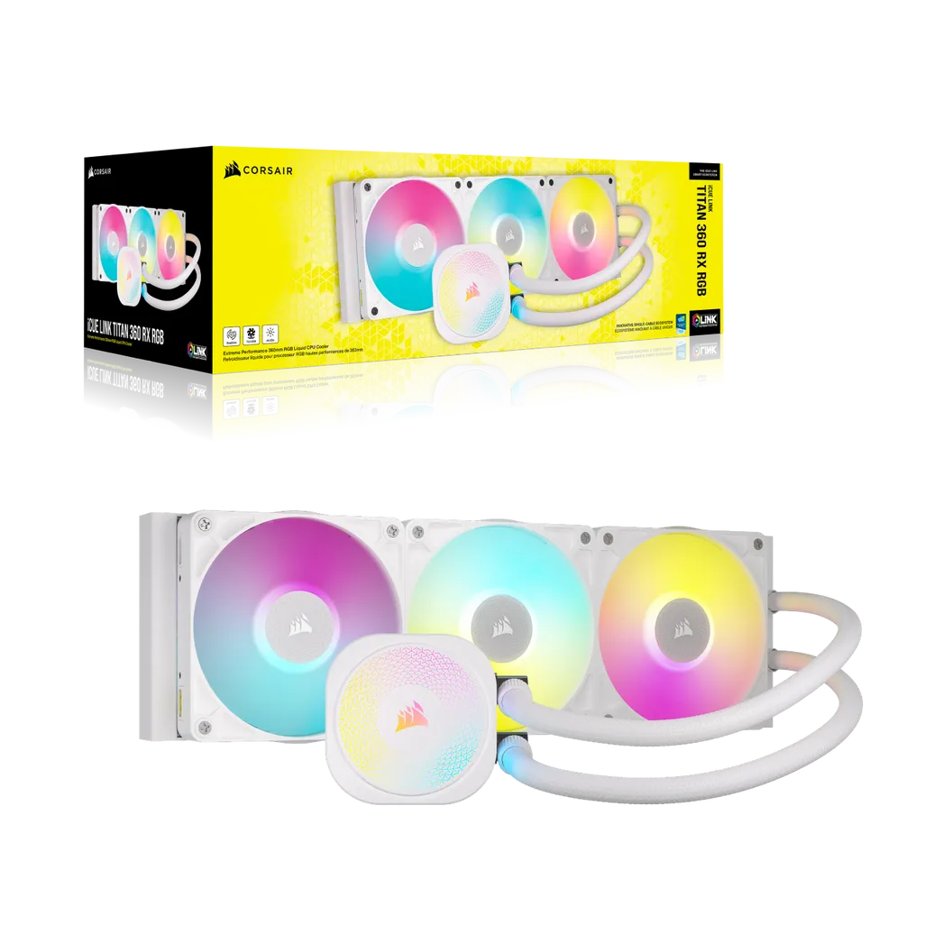 Corsair iCUE LINK TITAN RX RGB, All-in-one liquid cooler,