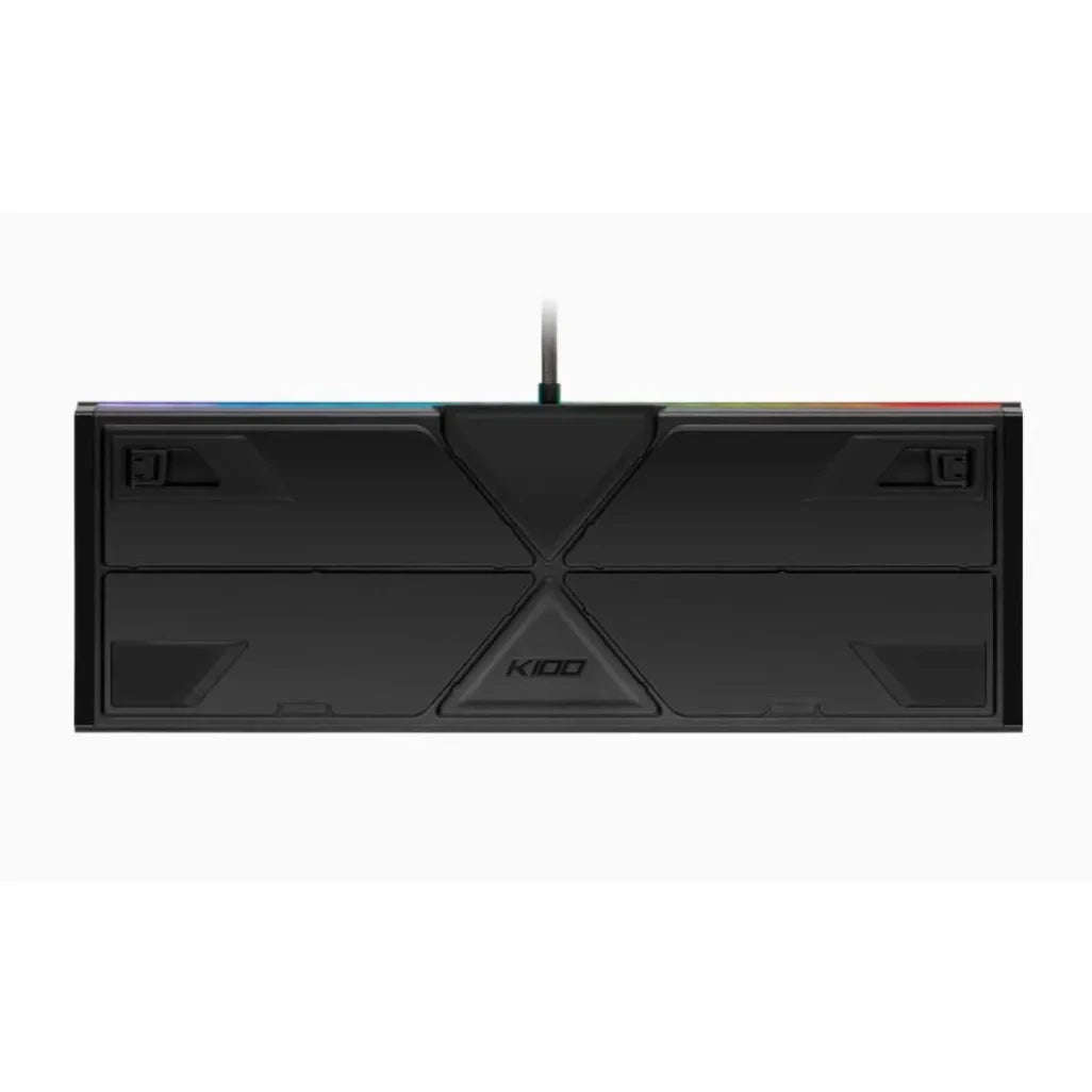Corsair K100 RGB, Wired, USB, Mechanical, QWERTZ, RGB LED, Black