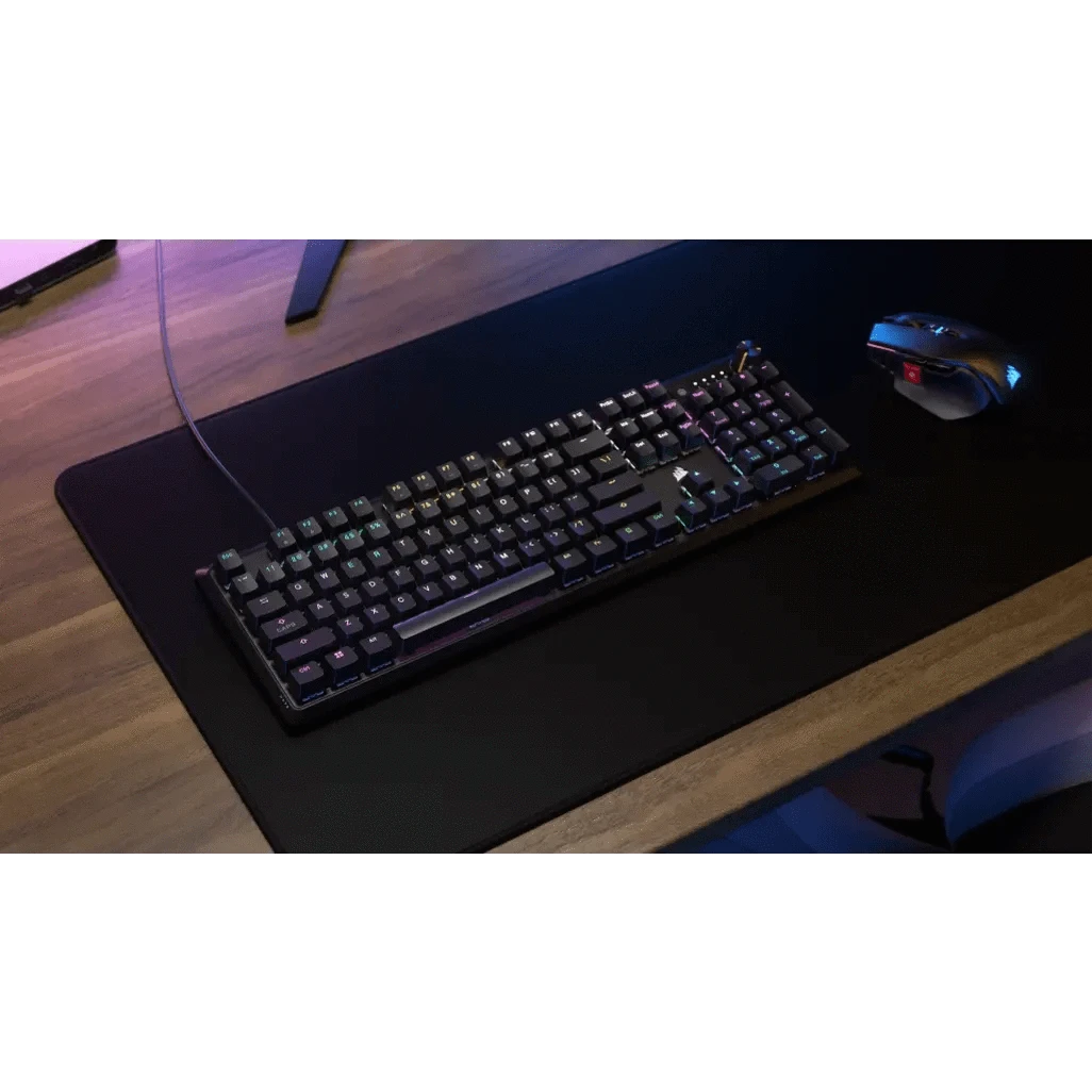 Corsair K70, Full-size (100%), Wired, USB, Mechanical, Black